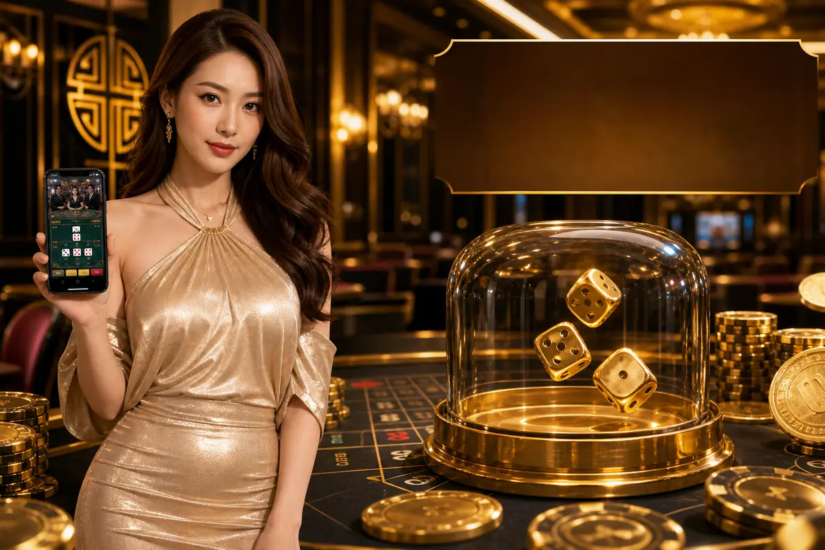 vcity77 live casino baccarat dealer langsung